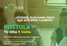Quedan pocos días para que los jóvenes chilenos inscriban sus ideas en VOCES por el Bienestar 