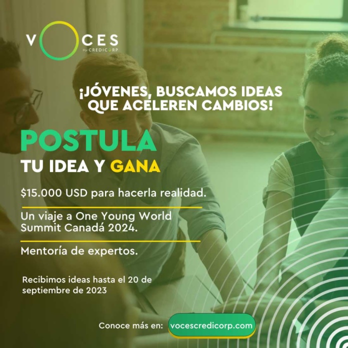 Quedan pocos días para que los jóvenes chilenos inscriban sus ideas en VOCES por el Bienestar 