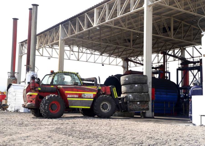 División El Teniente y Grupo Arrigoni comienzan reciclaje y valorización de 6.400 toneladas de neumáticos fuera de uso