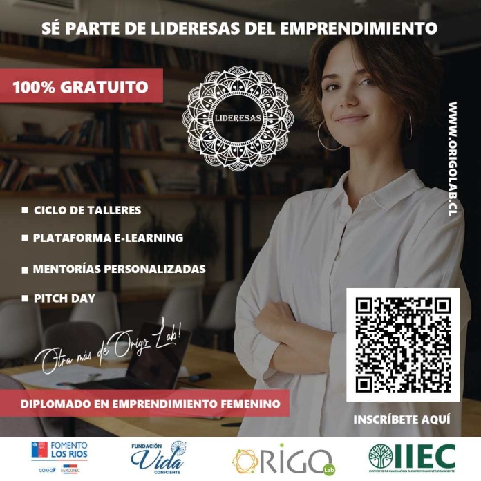 Lideresas del emprendimiento abre convocatoria en la Región de los Ríos Lideresas del emprendimiento abre convocatoria en la Región de los Ríos