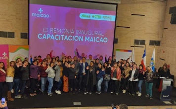 Maicao y la Municipalidad de San Joaquín inauguran ciclo de capacitación laboral para 60 mujeres jefas de hogar