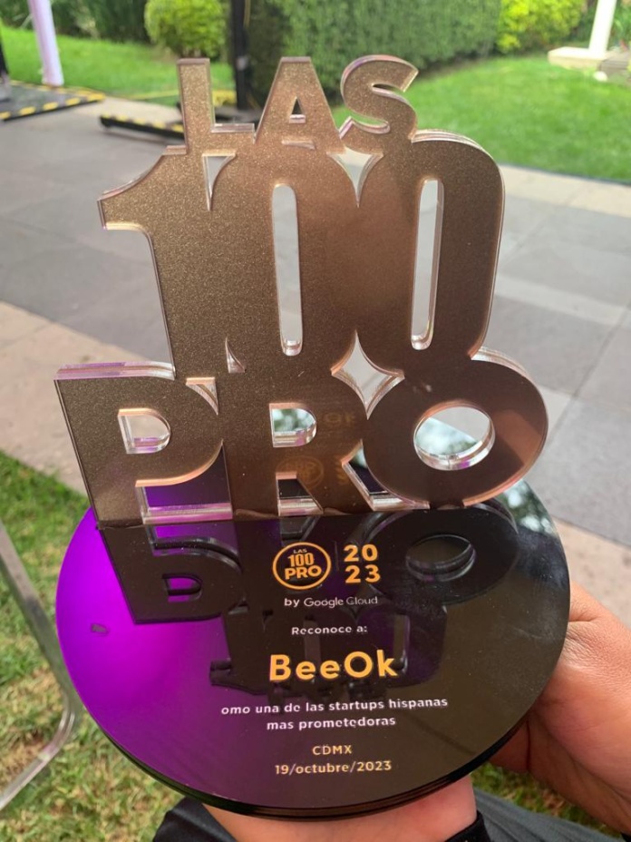 “Las 100 PRO”: Scale up chilena Beeok es galardonada en México