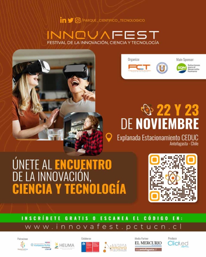 Innovafest 2023 Antofagasta La fiesta donde se reúne la innovación, ciencia y tecnología Innovafest 2023 Antofagasta: La fiesta donde se reúne la innovación, ciencia y tecnología