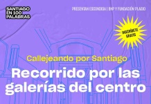 Callejeando por Santiago: en un recorrido junto a Santiago en 100 palabras
