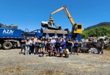 Cerca de 40 toneladas de chatarra serán recicladas en Hualaihué gracias a campaña comunitaria local