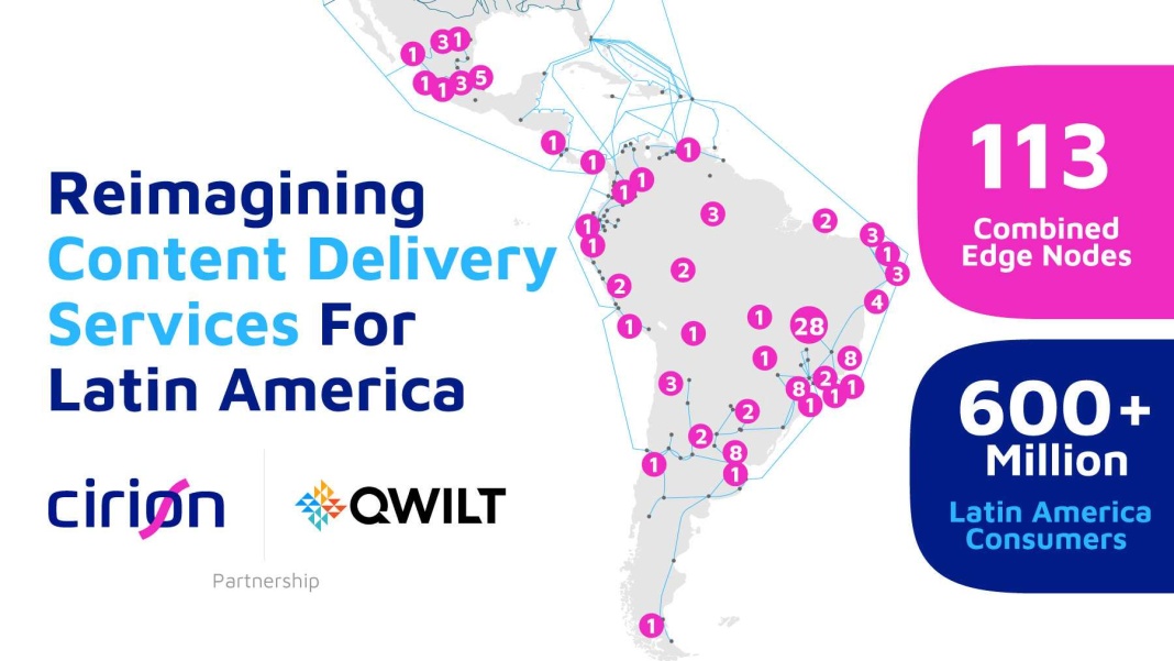Cirion y Qwilt se asocian para revolucionar los servicios de entrega de contenido en toda América Latina