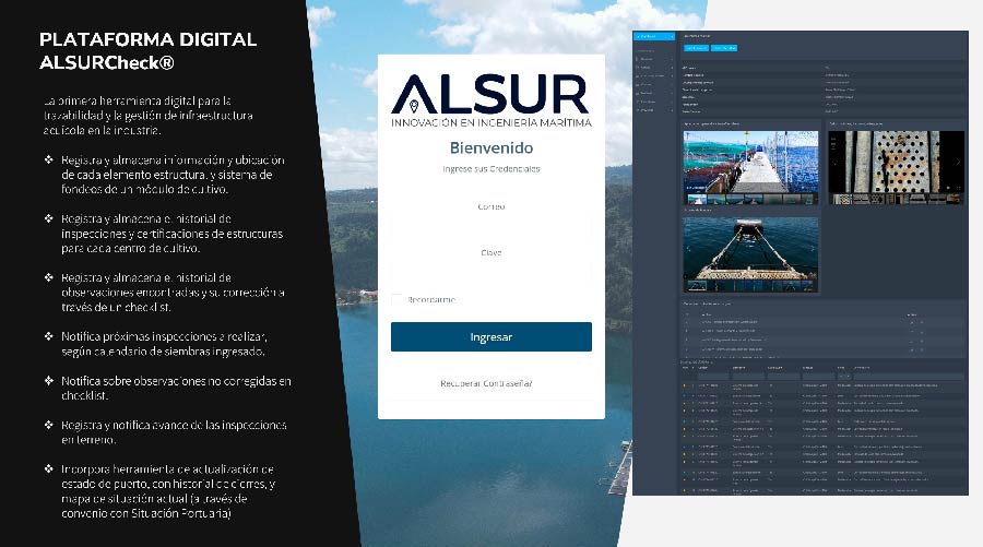 ALSURCheck: Una innovación de ALSUR Ingeniería para asegurar la trazabilidad y mantenimiento de la infraestructura marítima