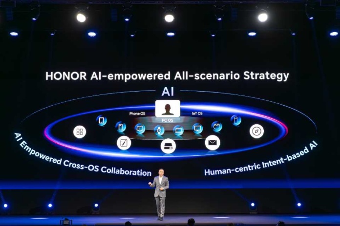 HONOR presenta una nueva estrategia para todos los escenarios potenciada por IA en el MWC 2024 HONOR presenta una nueva estrategia para todos los escenarios potenciada por IA en el MWC 2024