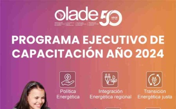 OLADE presenta su Programa Ejecutivo de Capacitación para el año 2024 “Transiciones e Integración Energética en América Latina y el Caribe”