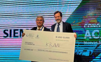 CONGRESO ACADES 2024 Kran gana el Premio de Innovación Siemens Water Innovation Challenge