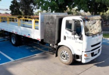 Maxus y Agunsa inician operación del primer camión 100% eléctrico en Codelco