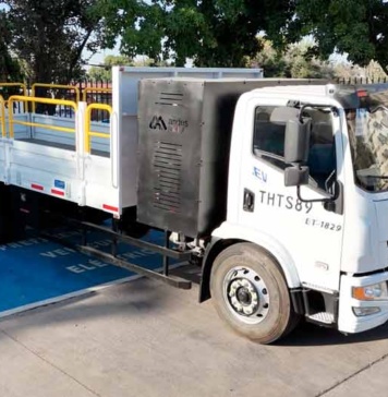 Maxus y Agunsa inician operación del primer camión 100% eléctrico en Codelco