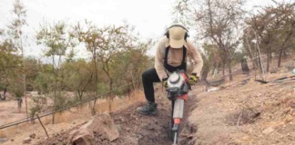 En marcha proyecto para generar paisaje de retención de agua en el cerro Chena de San Bernardo