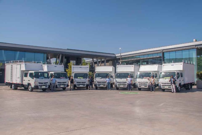 Grandleasing incorpora 28 camiones a flota de Dominion