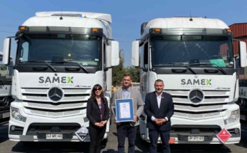 Samex se certifica en la norma ISO 9001-2015 para el transporte de sustancias peligrosas en carga compartida
