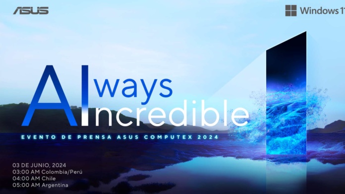 ASUS presentará tecnologías revolucionarías y soluciones potenciadas por IA en el evento de lanzamiento Always Incredible durante Computex 2024