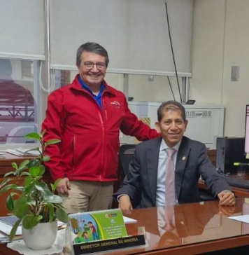 Presidente de la Cámara Minera de Chile se reunió con representantes del Ministerio de Energía y Minas de Perú