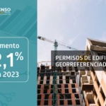 Permisos de edificación aumentaron 2,1% en 2023