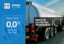 Índice de Costos del Transporte registró una variación mensual de 0,0% en mayo
