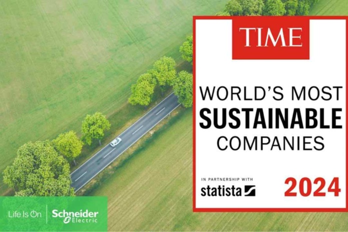 Schneider Electric es nombrada la empresa más sostenible del mundo por Time y Statista