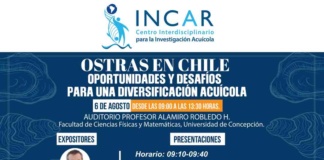 Expertos Nacionales e Internacionales se reunirán en Concepción en Seminario sobre Ostras