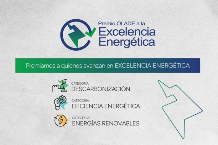 Organización Latinoamericana de Energía (OLADE) lanza la primera edición del Premio OLADE a la Excelencia Energética  