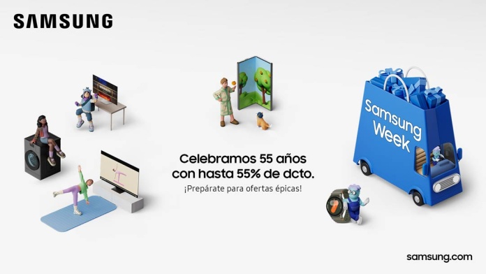 Celebra los 55 años de innovación de Samsung con descuentos exclusivos en Samsung Week