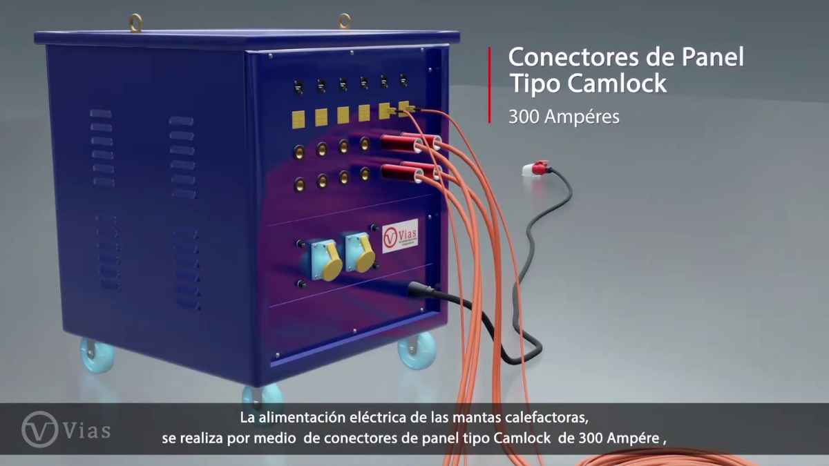 Alivio de tensiones en tratamiento térmico. Conectores de Panel Camlock