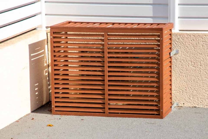 Ideas creativas para ocultar el condensador de tu aire acondicionado