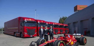 Iveco entrega 16 nuevos vehículos comerciales a la Scuderia Ferrari HP