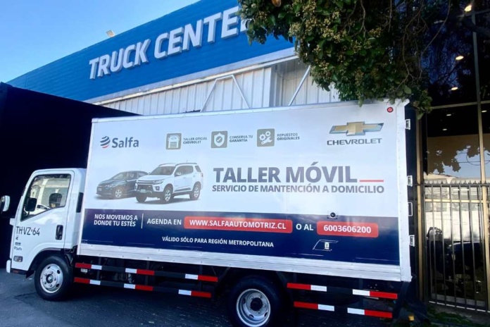 Salfa dispone de taller móvil para vehículos livianos Chevrolet mecánicos expertos llegan a su ca
