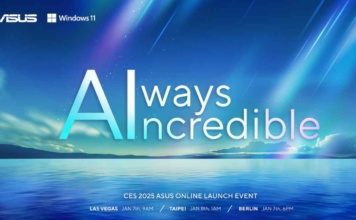 ASUS Anuncia el evento de lanzamiento virtual Always Incredible para CES 2025