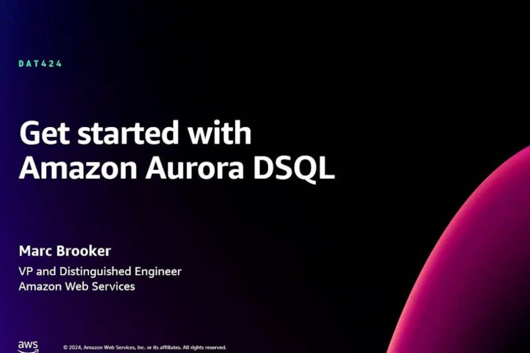 AWS anuncia nuevas capacidades de base de datos, incluida Amazon Aurora ...