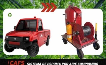 Cafs: sistema de espuma para combatir incendios en primera fase. A33, cafs pir300-x, cafs-pir200-x