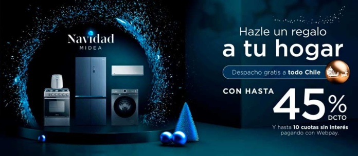 Navidad Midea: descuentos de hasta 45% para regalarle la mejor tecnología a tu hogar