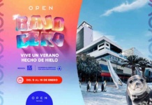 Figuras de animales del sur de Chile esculpidos en hielo y una estructura de 10 grados bajo cero llegan a Open Kennedy