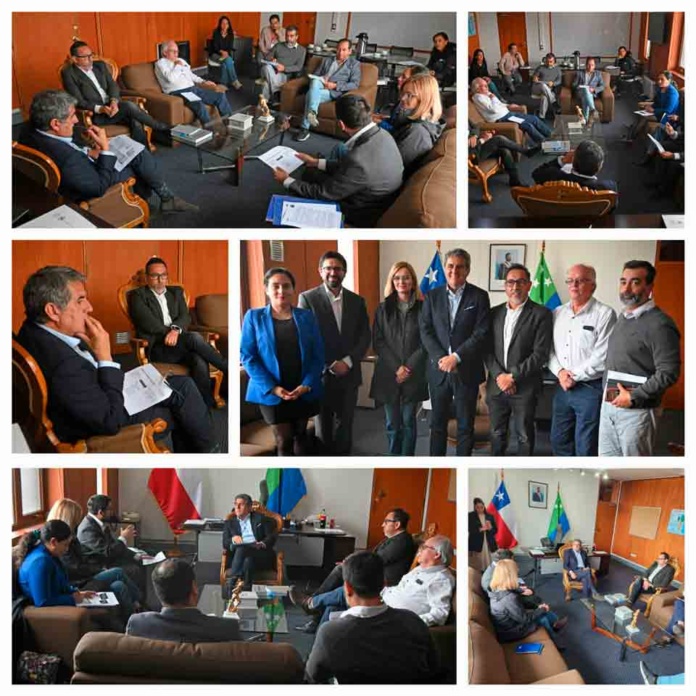 Gobernador Regional y servicios de fomento coordinan acciones para fortalecer el desarrollo económico de Los Lagos