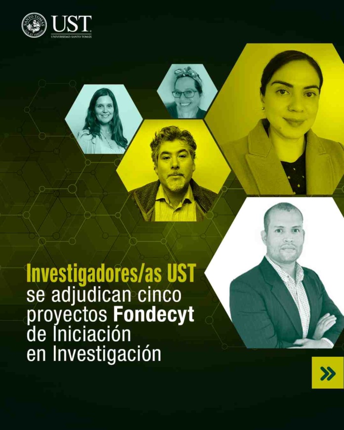UST se adjudica 5 proyectos Fondecyt de Iniciación en Investigación UST se adjudica 5 proyectos Fondecyt de Iniciación en Investigación