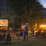 Cine solar: Vecinos de San José de Maipo disfrutaron de funciones gratuitas y al aire libre