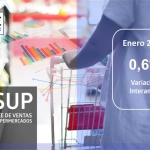 Índice de Ventas de Supermercados (ISUP) a precios constantes de la Región del Biobío aumentó 0,6% en doce meses