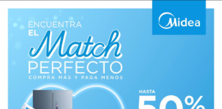 Match perfecto en San Valentín Midea Store ofrece descuentos de hasta 50% en parejas de electrodomésticos