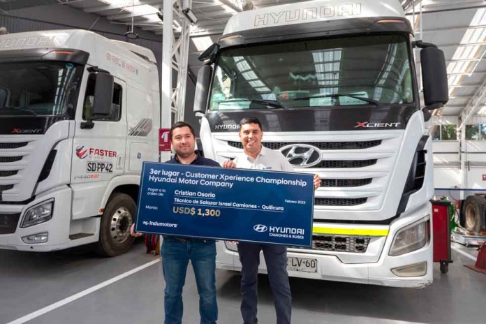 Técnico de Hyundai Camiones & Buses Chile logra tercer lugar del Campeonato Mundial de CXC