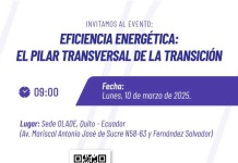 Evento: "Eficiencia Energética: El pilar transversal de la transición"