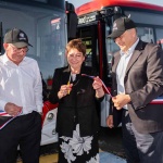 Inician operaciones de los primeros buses eléctricos para el transporte urbano en Puerto Montt