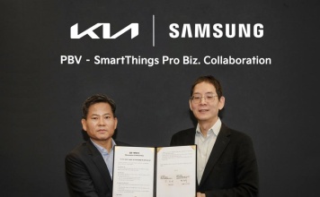 Kia y Samsung se asocian para integrar SmartThings Pro en los PBV de Kia