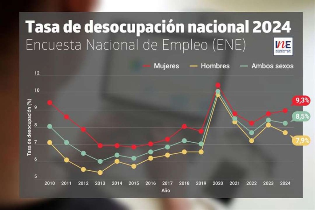 Tasa de desocupación anual fue 8,5% en 2024 - Portal Innova