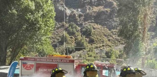 Brigadistas de Codelco Andina