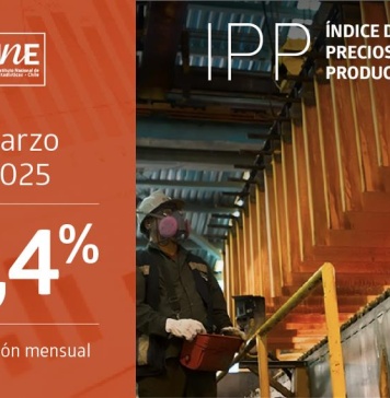 Índice de Precios de Productor (IPP) Industrias registró un aumento de 0,4% en IPP marzo de 2025