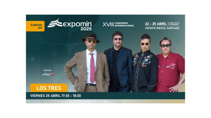 Los Tres Los Tres ponen el broche de oro al XVIII Congreso Internacional de Expomin 2025