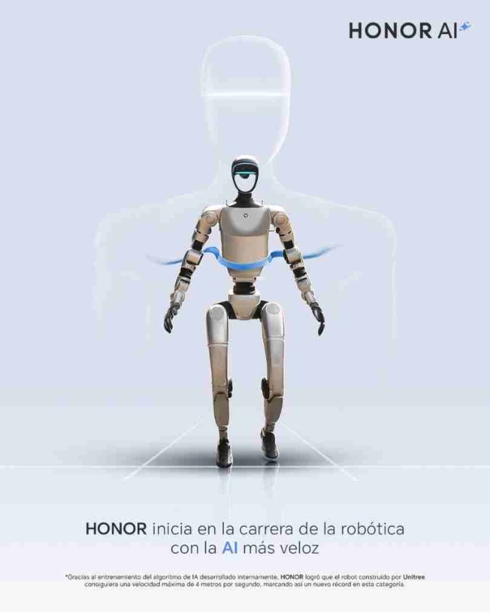 HONOR incursiona en robótica y rompe récord de velocidad humanoide HONOR incursiona en robótica y rompe récord de velocidad humanoide
